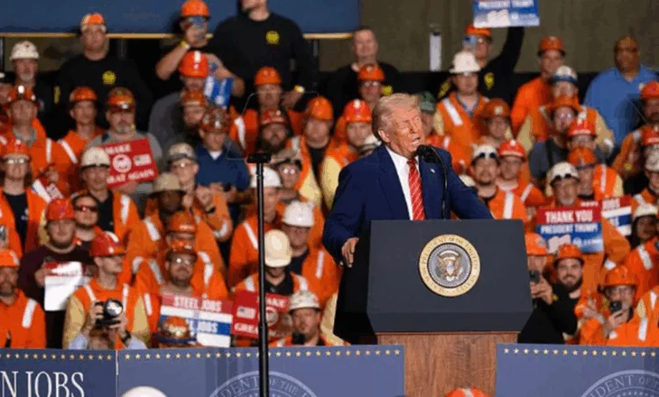 Paralajmëron Trump: Do dyfishojmë tarifat për importet e çelikut dhe aluminit