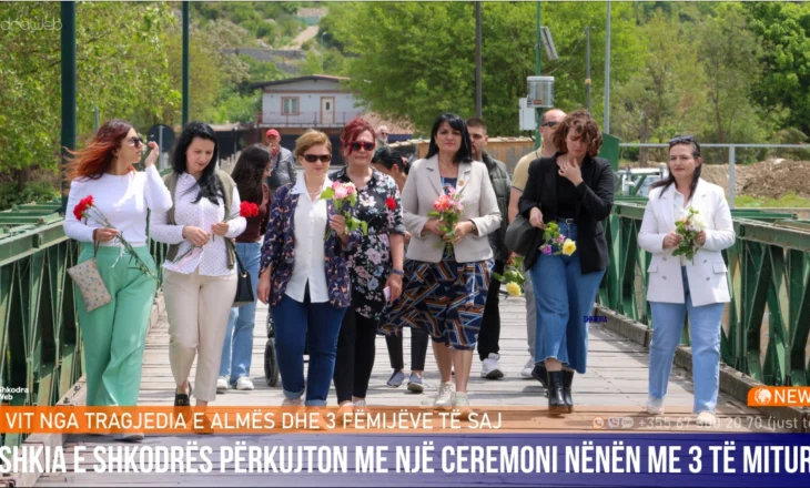 “Përjetë në kujtimin tonë”, Bashkia Shkodër përkujton Almën dhe 3 fëmijët: Tragjedia që nuk mund të harrohet