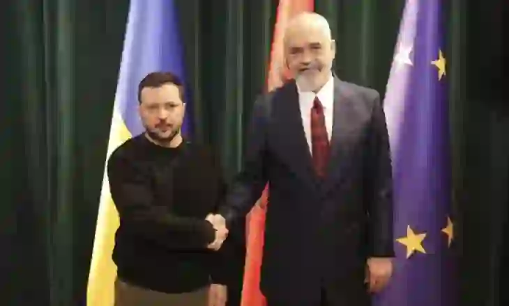 Presidenti i Ukrainës, Zelensky uron kryeministrin Rama për fitoren në zgjedhje