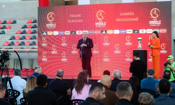 Promovimi i Euro U-17 në Tiranë, Presidenti Duka: Mbështesni Kombëtaren tonë