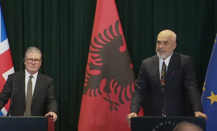 Rama e Starmer në konferencë: Një gënjeshtër e madhe që shqiptarët janë problem për Britaninë