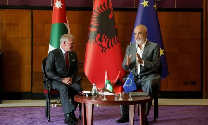 Rama ndan fotot nga takimi me Mbretin e Jordanisë: Monark i respektuar botërisht dhe mik i çmuar posaçërisht
