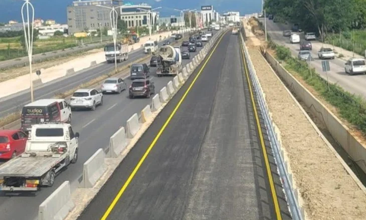 Realizohen 50 % e punimeve për zgjerimin e autostradës Tiranë – Durrës (Pamjet)