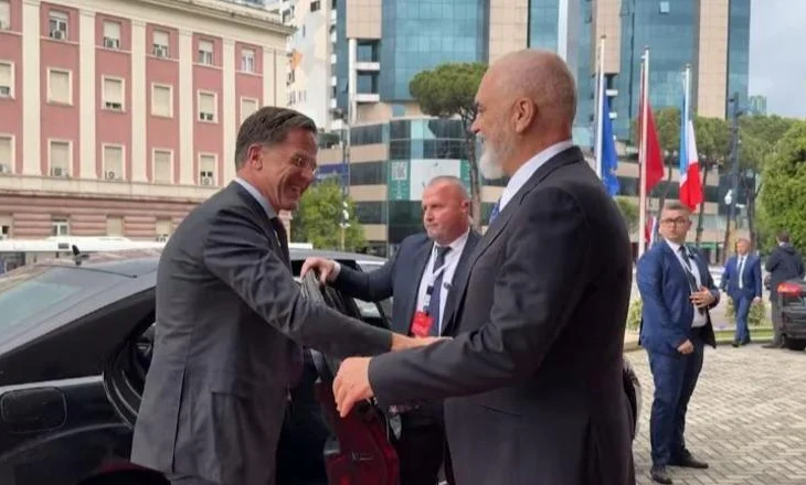 Samiti Evropian në Tiranë/ Rama pret në kryeministri, kreun e NATO-s Mark Rutte