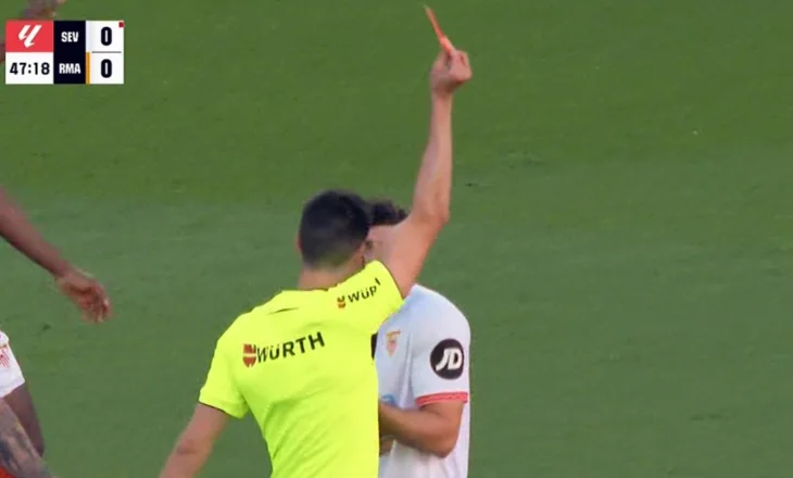 Sevilla-Real Madrid, sulmuesi vendas lë fushën pa kaluar as 2 minuta sa ishte futur (video)