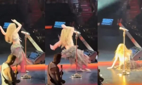 Shakira rrëzohet keq teksa kërcen me këngën e saj të famshme në një koncert