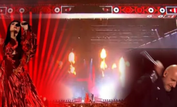 Shndrin Shkodra Elektronike, plot Zjerm në skenën e Eurovisionit. Publiku u magjeps