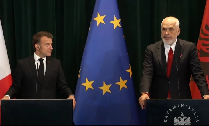 “Sot e ndjejmë Francën shumë afër nesh”/ Rama konferencë të përbashkët me Macron, presidenti Francez: Shqipëria ka avancuar…