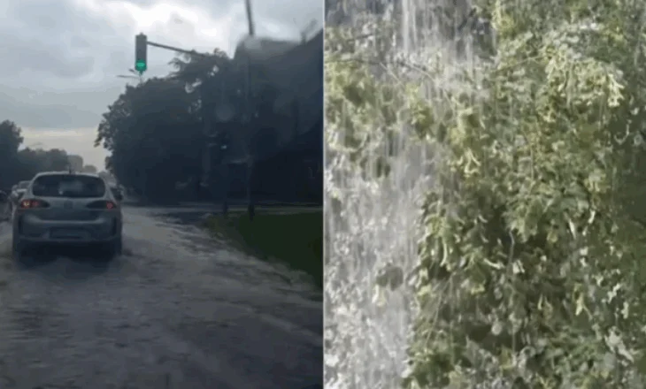 Stuhi e fuqishme godet serbinë, Beogradi përmbytet nga reshjet e dendura dhe breshëri