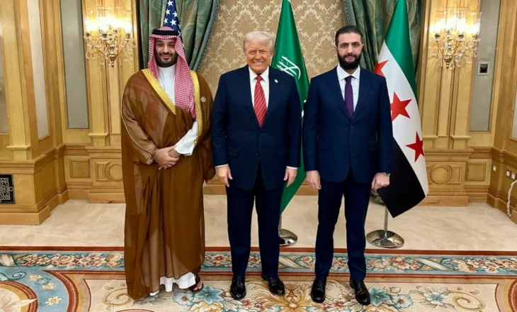 Takim historik në Riad, Trump përkrah presidentin e ri të Sirisë: Djalë i ri, i fortë e luftarak