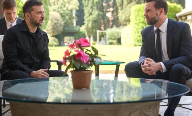 Takimi me Vance dhe Rubion në Romë, Zelenskyy: Duhet një armëpushim i plotë, pa kushte