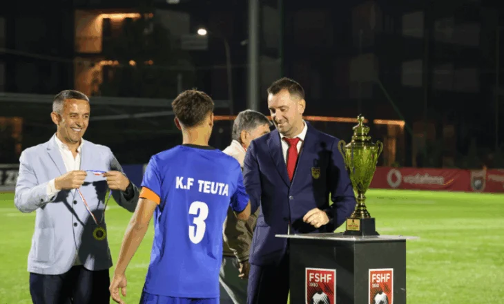 Teuta fiton Kupën e Shqipërisë U-19, mposht 2-0 Tiranën në finale