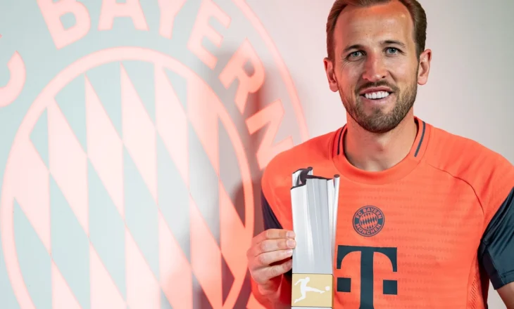 Tjetër trofe për Harry Kane, shpallet “Lojtari më i mirë në Bundesliga” për këtë sezon