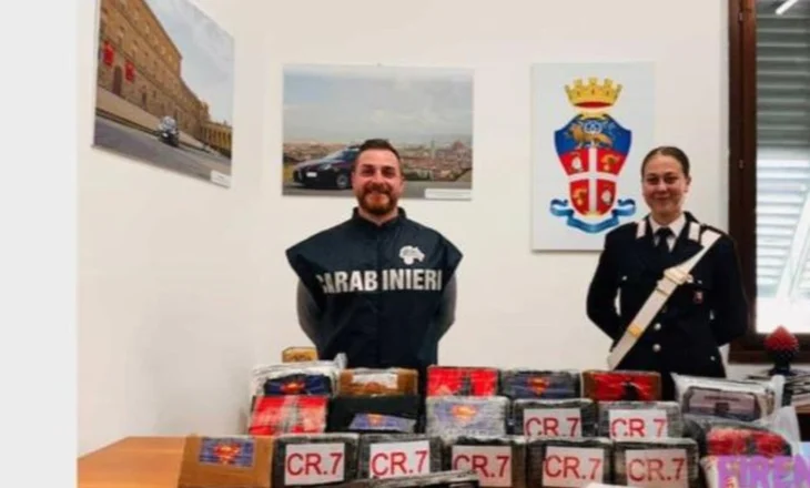 Trafik kokaine në emër të CR7, arrestohet shqiptari në Itali
