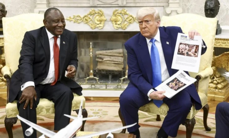 Trump akuzon Afrikën e Jugut, “shuplakë” homologut të tij nga ky shtet: Po bëni gjenocid ndaj të bardhëve
