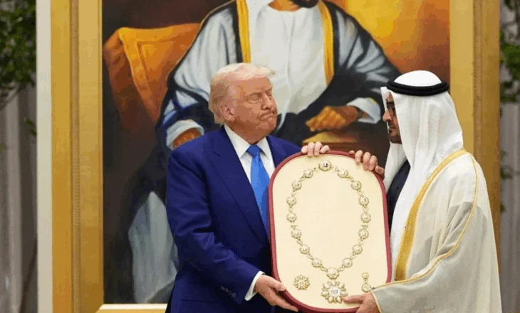 Trump shkon në Emiratet e Bashkuara Arabe, presidenti arab: Do investojmë 1.4 trilionë dollarë në Amerikë