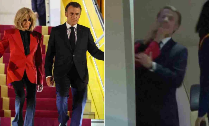 Vetëm shaka? Eksperti i leximit të buzëve zbulon se çfarë i tha gruaja Macron-it pas shuplakës