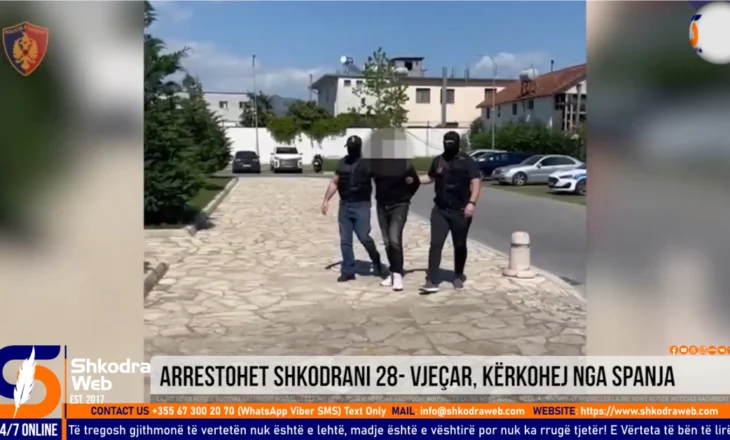 VIDEO – Arrestohet shkodrani 28- vjeçar, kërkohej nga drejtësia spanjole për kultivim të bimëve narkotike…