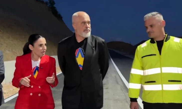 VIDEO/ Balluku në rrugën e re Maqellarë-Peshkopi, Rama i bie daulles. Noizy kalon me Lamborghini