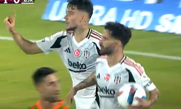 VIDEO/ Ernest Muçi hyn nga stoli dhe jep asist, e bën golin të duket një lojë fëmijësh për Rafa Silvën