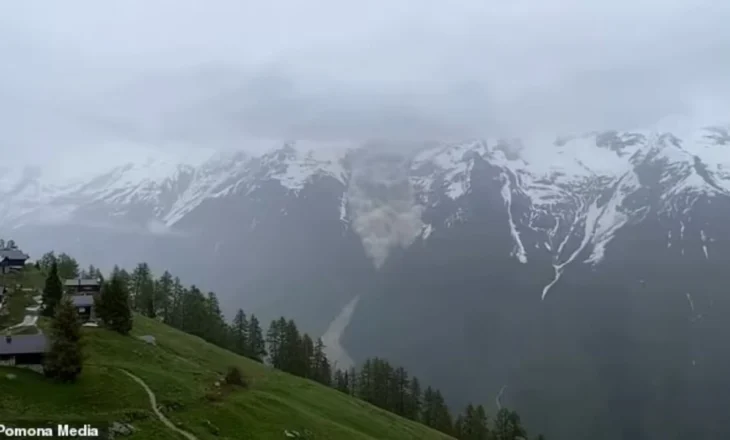 Video/ Katastrofë në Zvicër! Akullnaja “gllabëron” gjithë fshatin