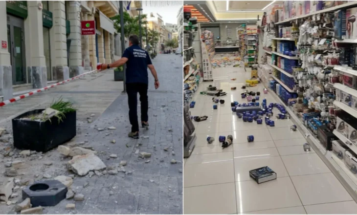 VIDEO/ Tërmeti i fortë “shkund” Greqinë, banorët braktisin shtëpitë, sa ishte magnituda