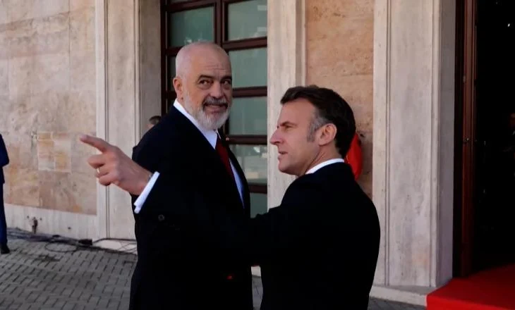 Video/Vizita zyrtare në Tiranë, Rama pret Presidentin Macron në Kryeministri
