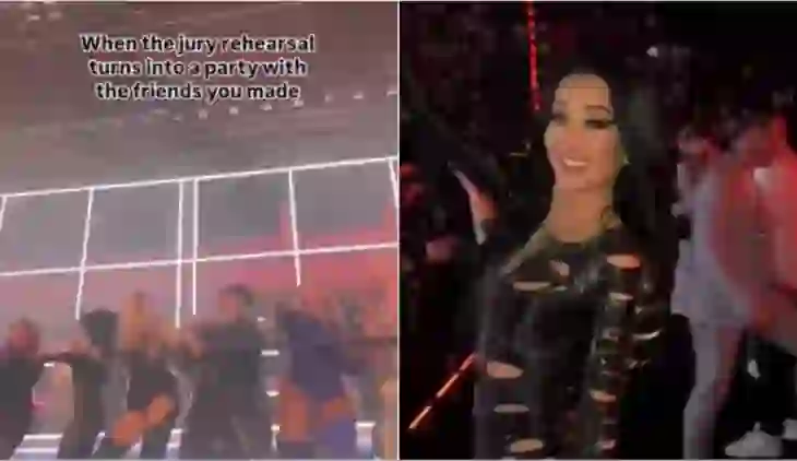 VIDEO/ “Zjerm” fitoi dhe zemrat e rivalëve! Këngëtarët e Eurovision kërcejnë gjatë performancës së Shqipërisë