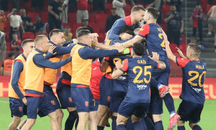 Vllaznia ‘shkatërron’ Dinamo City-n në “Arenën Kombëtare” dhe siguron finalen e madhe të 12 majit për titullin kampion