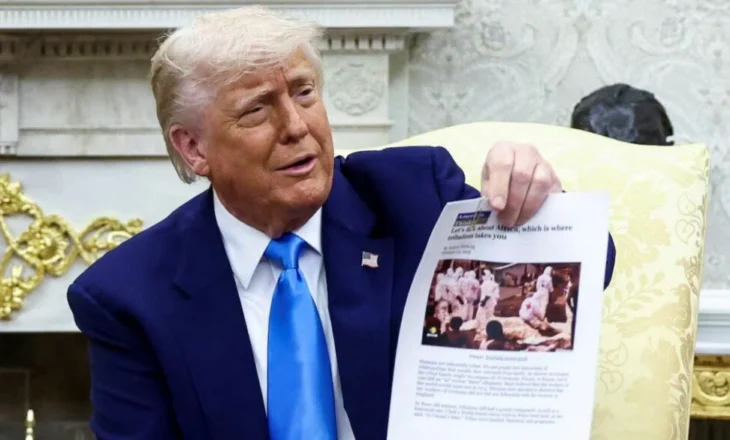 Vuri me “shpatulla pas muri” presidentin afrikano-jugor, por Trump gaboi me pamjet