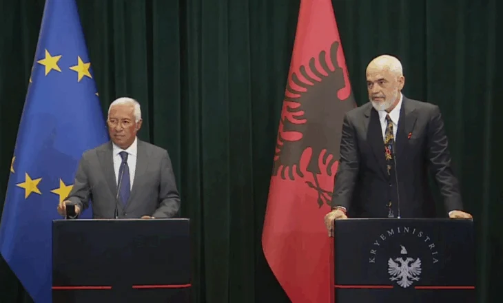 “Yjet e Shqipërisë janë drejt BE”, Rama pas takimit me Antonio Costa: Deri në vitin 2027-të mbyllim negociatat
