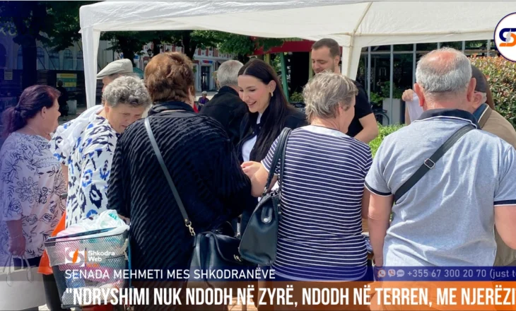 “Zëri i qytetarëve është udhërrëfyesi ynë politik”, Senada Mehmeti mes shkodranëve: Ne dëgjojmë dhe veprojmë!