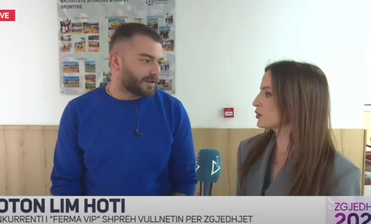 ZGJEDHJET 2025/ Voton Lim Hoti, del nga Ferma VIP për të ushtruar të drejtën e tij