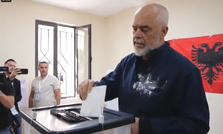 Zgjedhjet/ Voton kryeministri Edi Rama: Të presim çfarë do thotë populli!