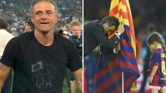 “Ajo është gjithmonë me mua”, emocion i madh për Luis Enrique, fiton sërish Ligën e Kampionëve në kujtim të vajzës së tij Xana