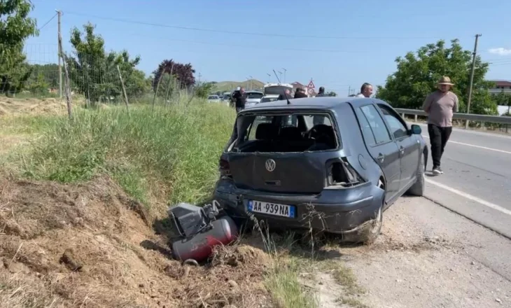 Aksident në aksin Korçë–Maliq, plagoset një person