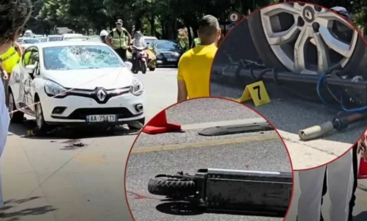 Aksidentoi tre të miturit me monopatinë në Tiranë, lihet në “arrest shtëpie” shoferi