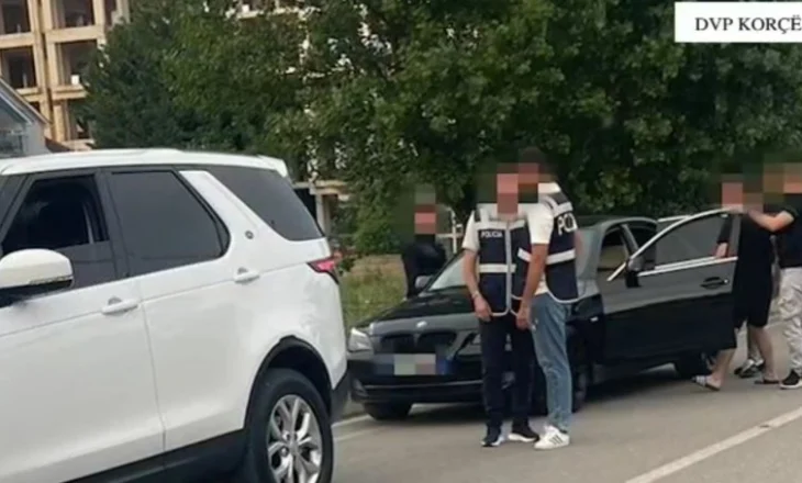 Arrestohet 27-vjeçari në Pogradec, i gjejnë në makinë 1 pako me kokainë, 2 pistoleta, silenciator, euro e dollarë