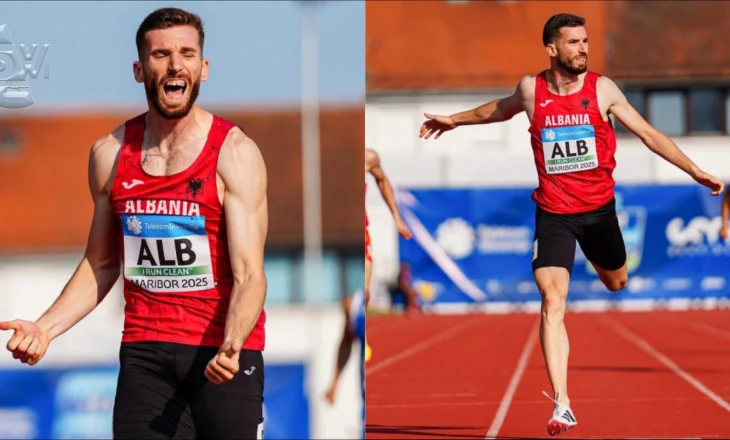 Atleti shkodran Franko Burraj rekord kombëtar në 400 m dhe medalje e artë në Kampionatin Europian…