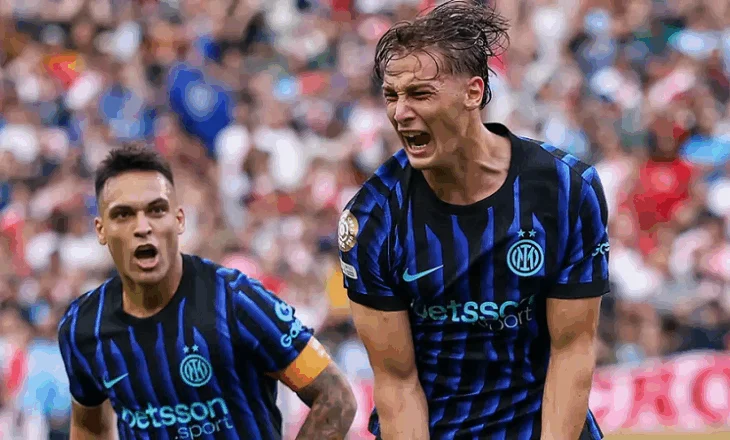 Bastoni në shtesë, pas Espositos. Fitorja 2-0 e kualifikon Interin si i pari i grupit në 1/8 finale