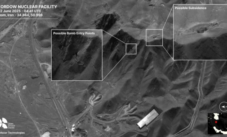 BBC publikon fotot satelitore: Punime ndërtimi në centralin bërthamor të Fordow në Iran
