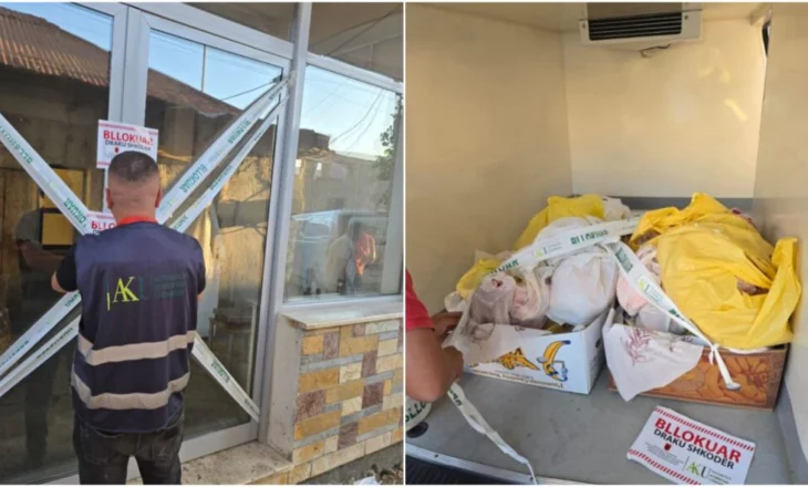 Bllokohen 124 kg mish dhe disa biznese në Shkodër. AKU vendos gjoba të majme