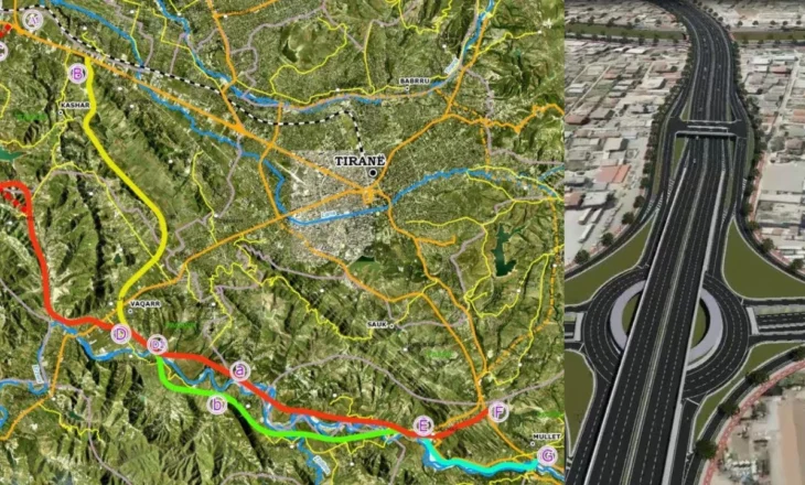 Bypass-i i Tiranës përmbyll autostradën Milot-Fier, pjesë e Korridorit Adriatiko-Jonian