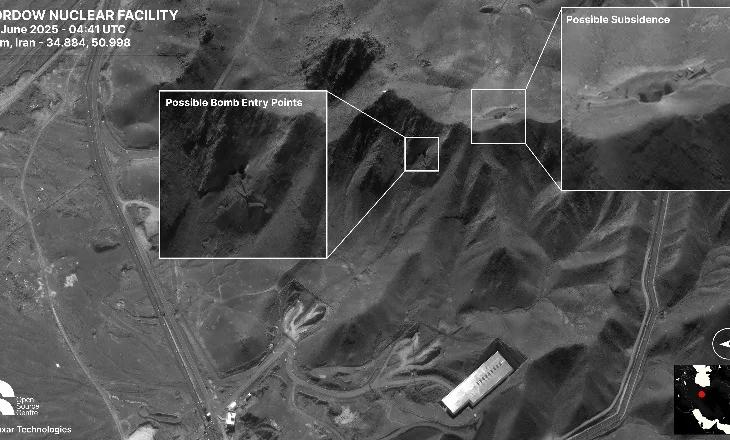 Dalin pamjet e para nga impianti bërthamor ‘Fordow’ në Iran pas sulmit të SHBA