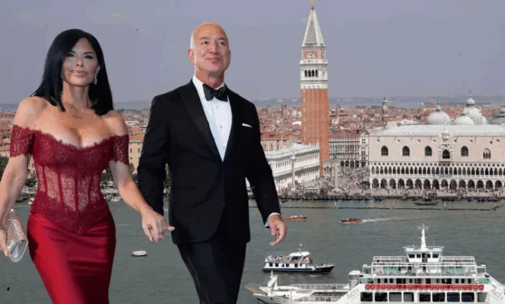 “Dasma e shekullit”, Jeff Bezos dhe Lauren Sánchez kurorëzohen në Venecia, çfarë dihet për ceremoninë madhështore