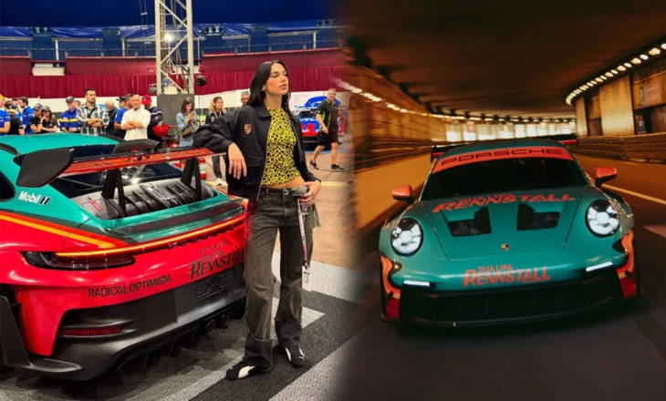 Dua Lipa pranon si dhuratë një Porsche 911 GT3 RS të personalizuar nga kompania gjermane e automobilave
