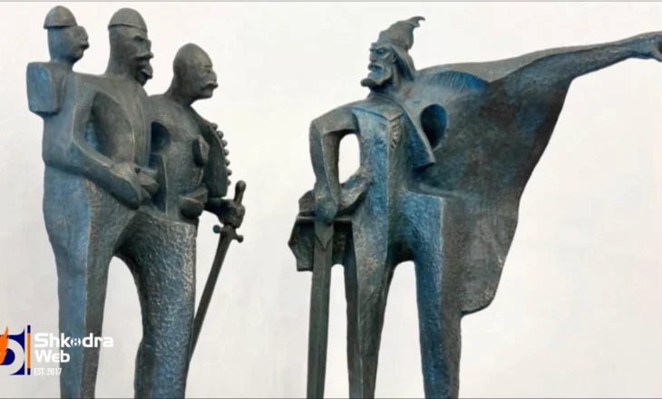 FOTO – Shpallen fituesit e konkursit ndërkombëtar për monumentin e Gjergj Kastriotit- Skënderbeu në Ulqin