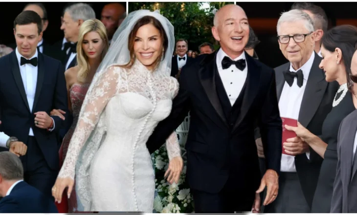 FOTO/ U martuan! Si u shfaqën VIP-at në dasmën madhështore të Jeff Bezos dhe Lauren Sánchez në Venecia
