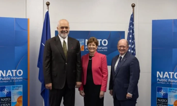 Fotolajm/ Samiti në Hagë, Rama takon senatorët e grupit vëzhgues për NATO-n në Senatin Amerikan