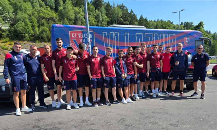 FOTOLAJM – UEFA akoma nuk ka zyrtarizuar stadiumin e orarin por Vllaznia nis fazën përgatitore në Slloveni